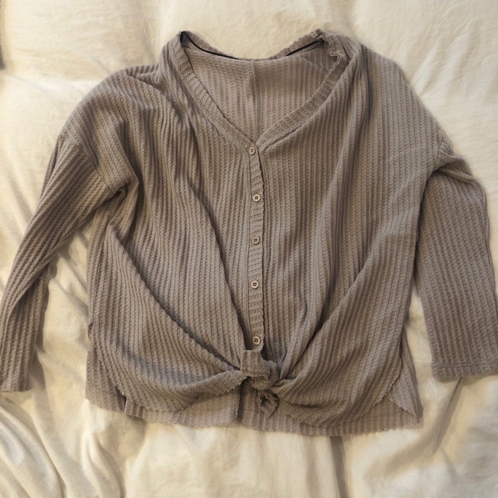 Long sleeve button down Caren Forbes boutique top